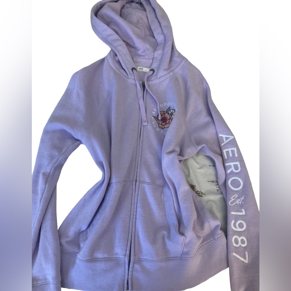 Purple hoodie